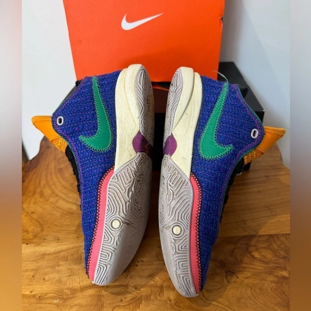 Nike LeBron 20 Grade GS Racer Blue Basketball Sneakers Running Shoes Woman 7.5 - Picture 10 of 13